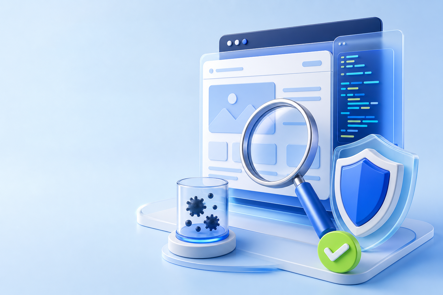 Ilustración complementaria para la guía: Cómo desinfectar WordPress de malware y puertas traseras