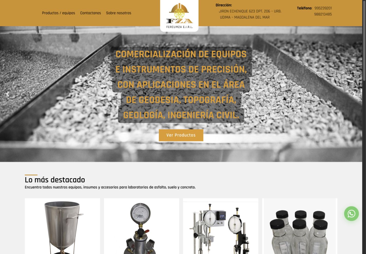 Screenshot of Fercumza