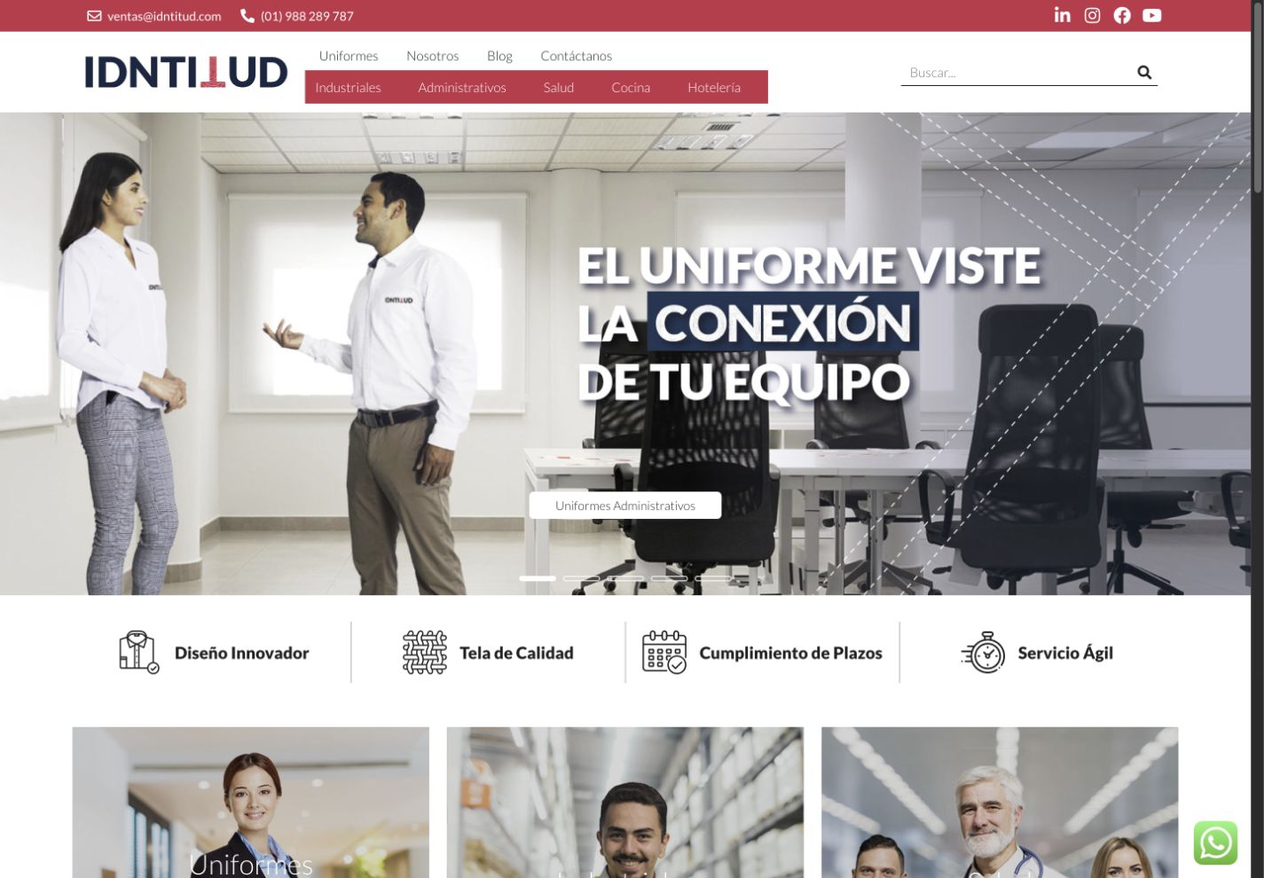Screenshot of IDNTITUD