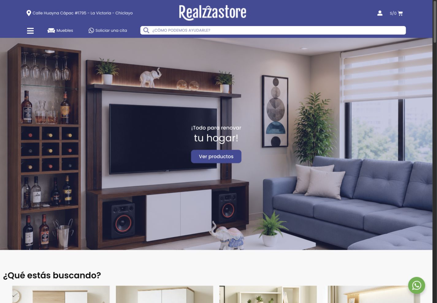 Screenshot of Realzza Store
