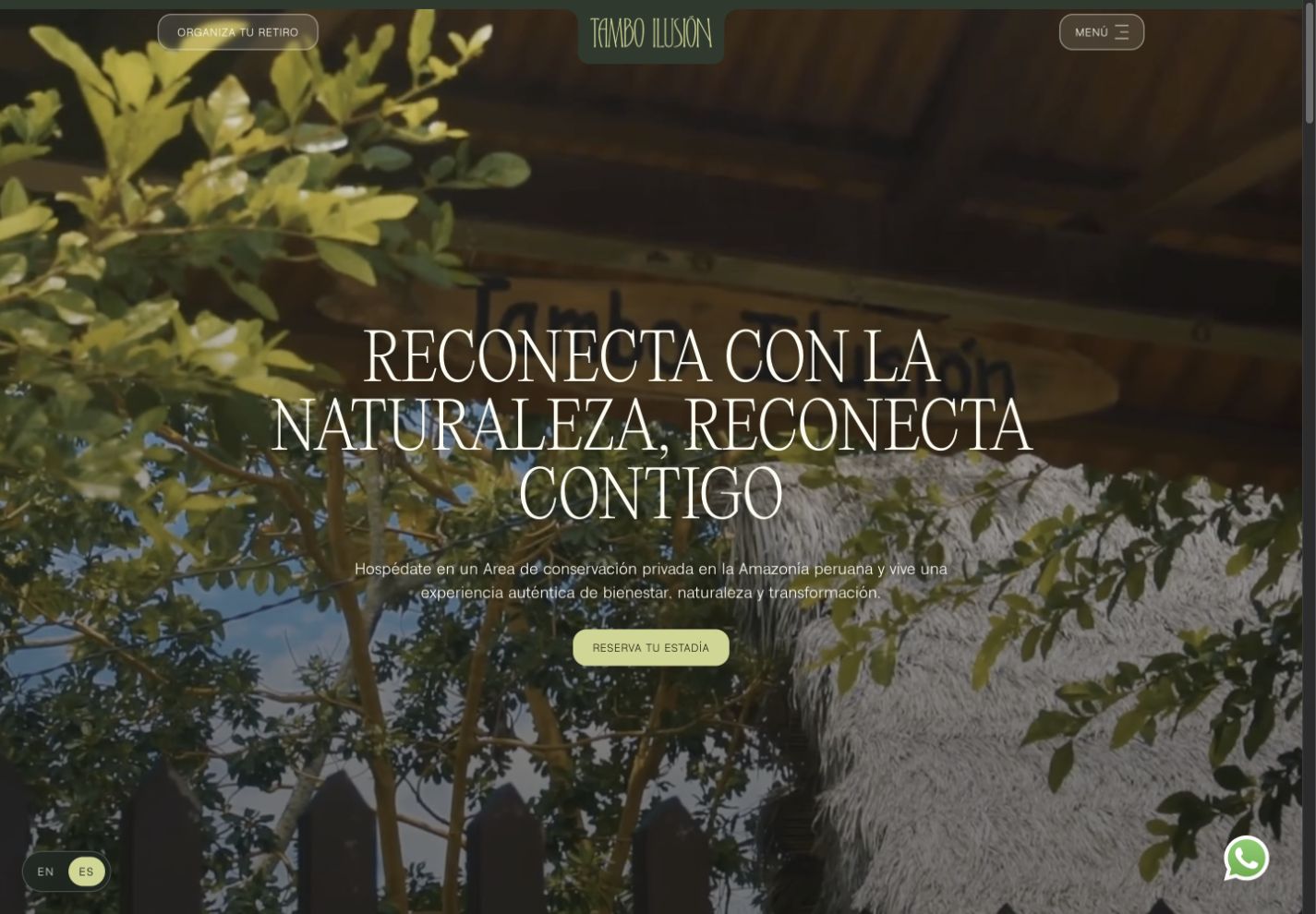 Captura del proyecto Tambo Ilusión