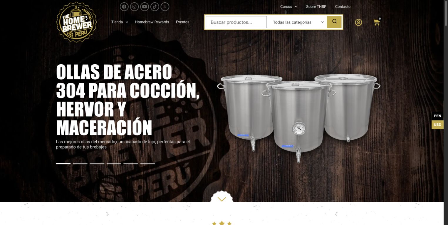 View of The Home Brewer Perú